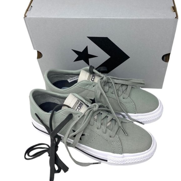Converse CONS One Star Pro OX Low Top Canvas Gray Women's Size Sneakers 172634C - Picture 9 of 12